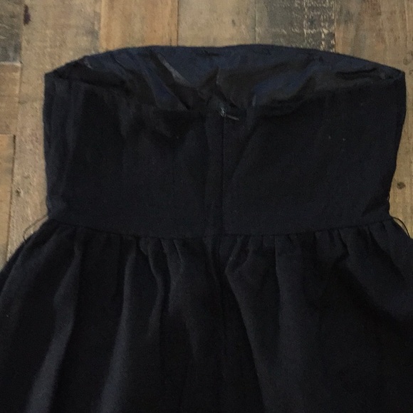 Toska Vintage strapless black dress - Picture 6 of 7